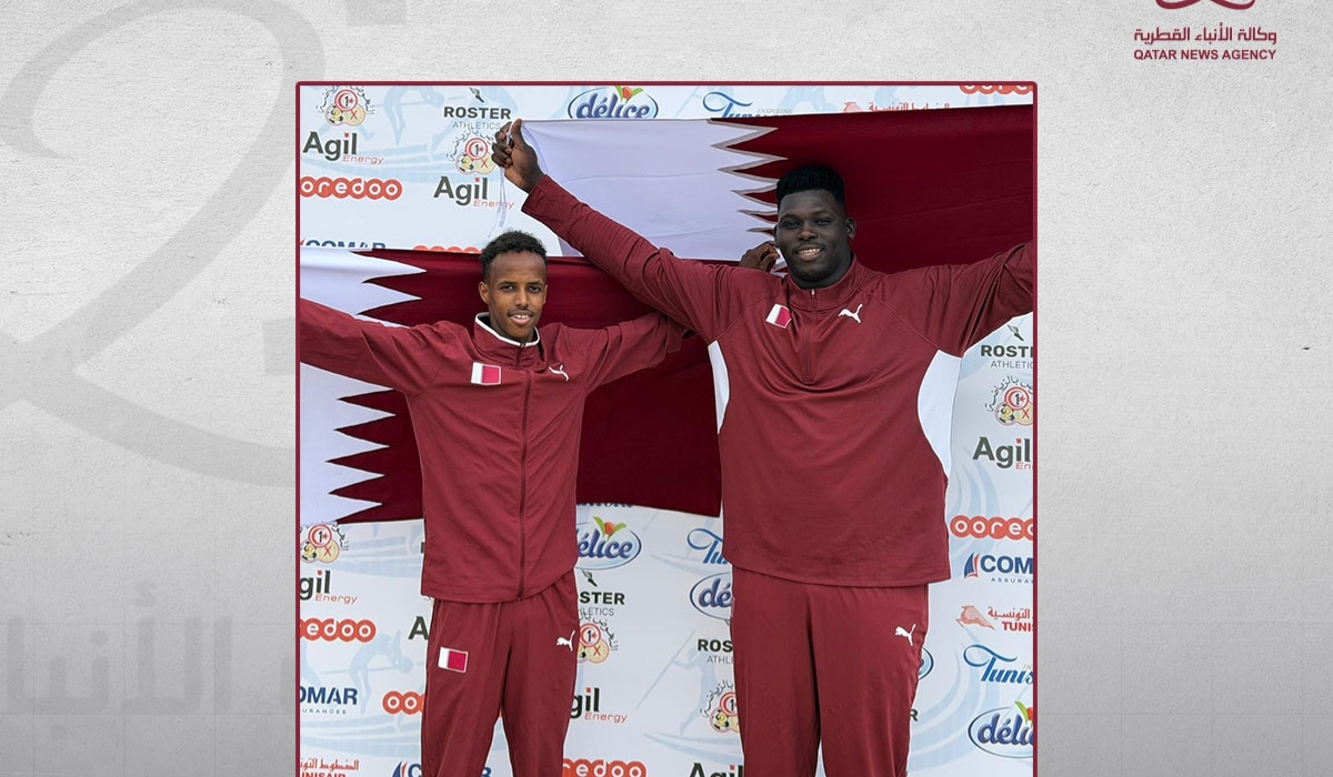 Qatar Secures Gold and Silver on Opening Day of Arab Under Twenty Athletics Championships in Tunis